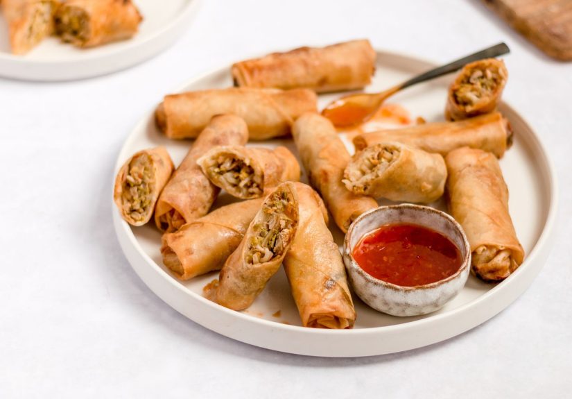 Crunchy Vegetarian Thai Egg Roll Recipe