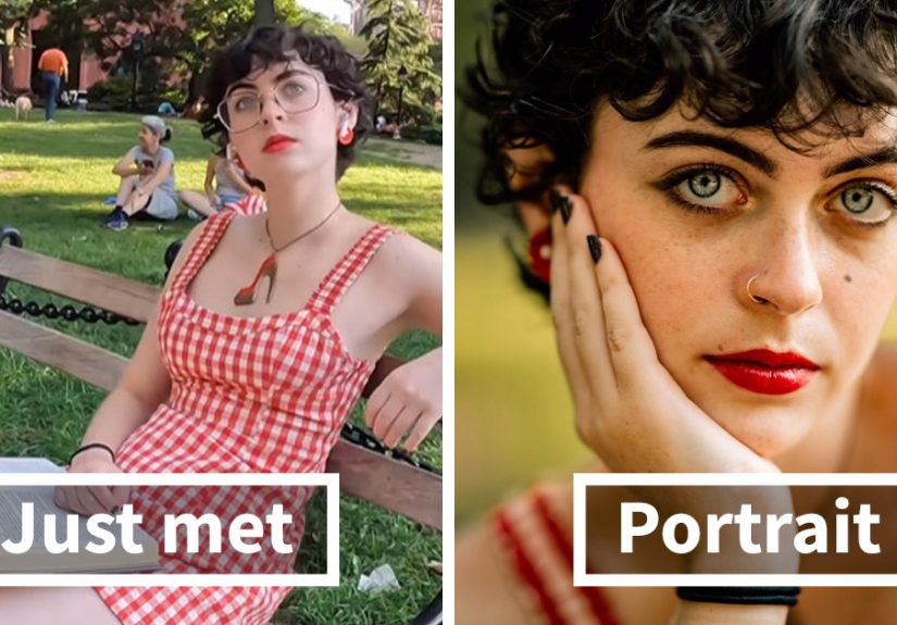 Photographer Captures Candid Reactions Of Strangers Moments Before These Stunning Portraits (30 Pics)