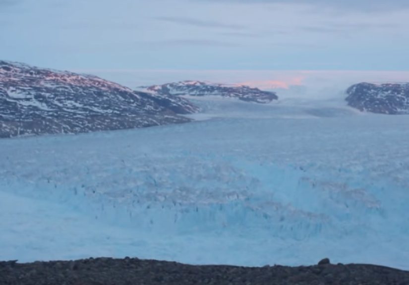 A Stunning Video of a Greenland Iceberg Collapse