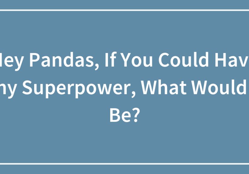 Hey Pandas, If You Could Have Any Superpower, What Would It Be?