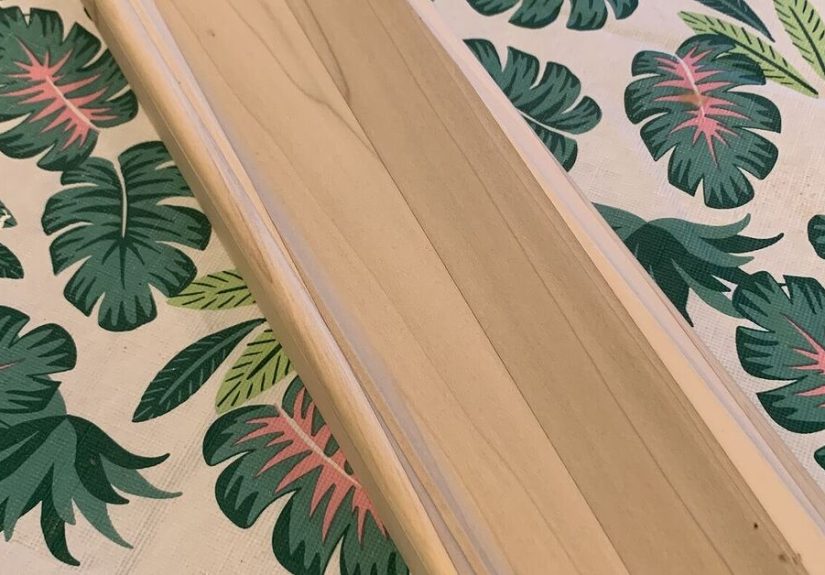 How to Make Winter Tabletop Decor Out of Baseboard Molding