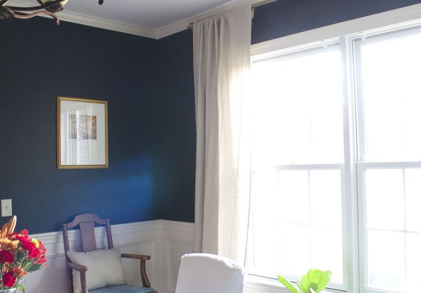 My Favorite Dark Blue Wall Color, A Year Later
