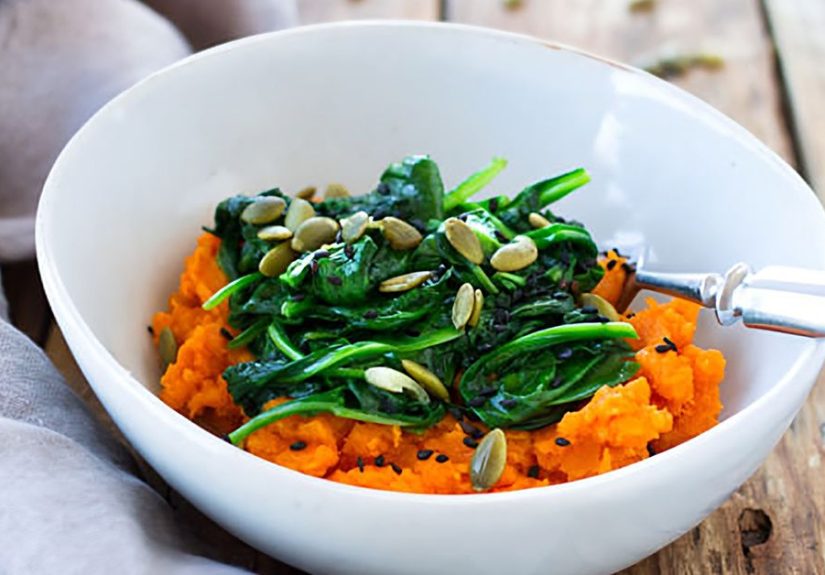 Sweet Potato and Spinach Bowl Recipe