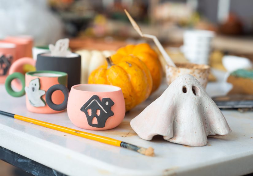 These DIY Clay Ghosts Are the Spooky-Cute Halloween Craft Your Home Needs