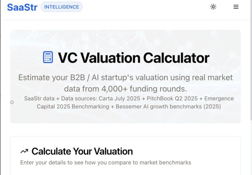 Want To Know What Your Startup is Worth? Try the FREE SaaStr VC Valuation Calculator