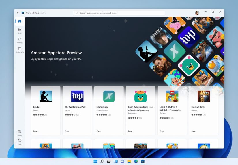 Windows 11 Gets Its First Android Apps