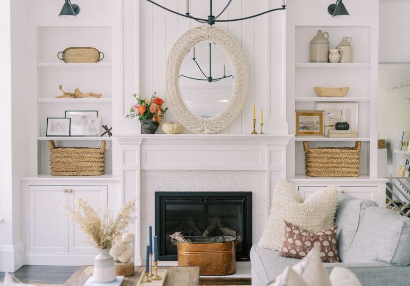 14 Thanksgiving Fireplace Decor Ideas That Instantly Warm Up Your Living Room
