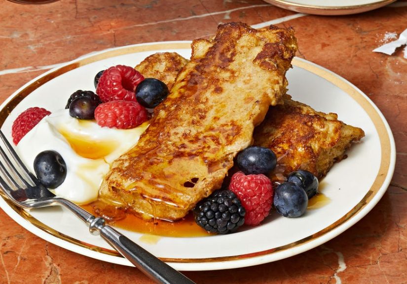 Best Focaccia French Toast Recipe - How To Make Focaccia French Toast
