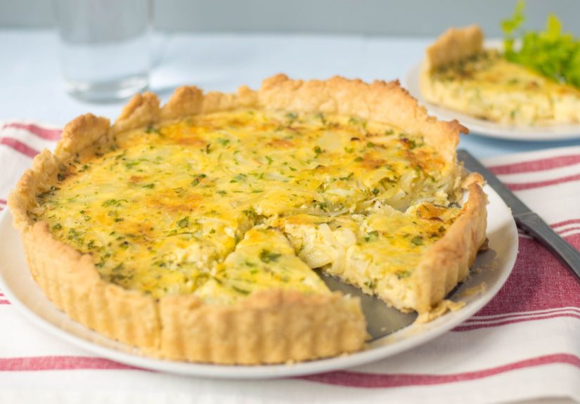 Classic Cheese and Onion Flan Recipe