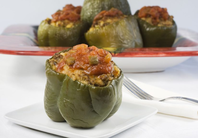Crock Pot Corn and Beef Stuffed Peppers Recipe