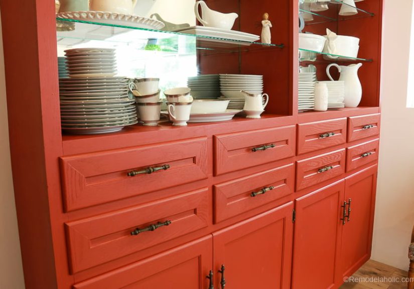 Dining Room Hutch Makeover: Painting Furniture with No Sanding, No Priming, No Sealer