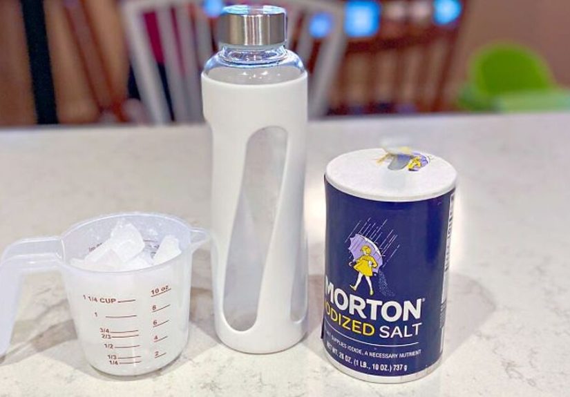 Easy Glass Bottle Cleaning Hack