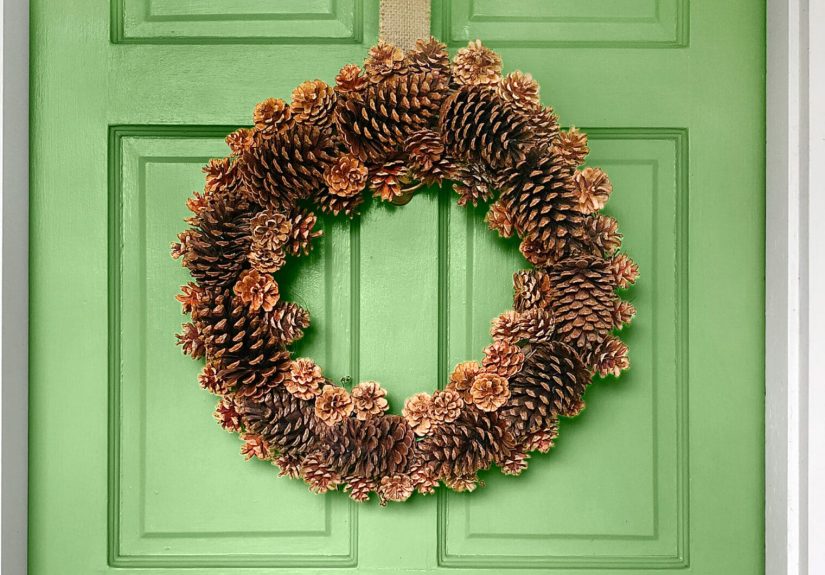 Everything You Need to Know to Make a Pinecone Wreath