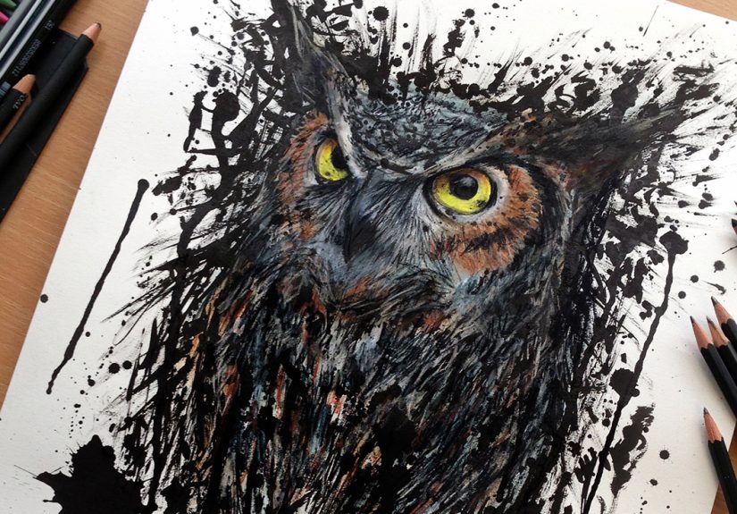 Expressive Pencil Drawings By Dino Tomic