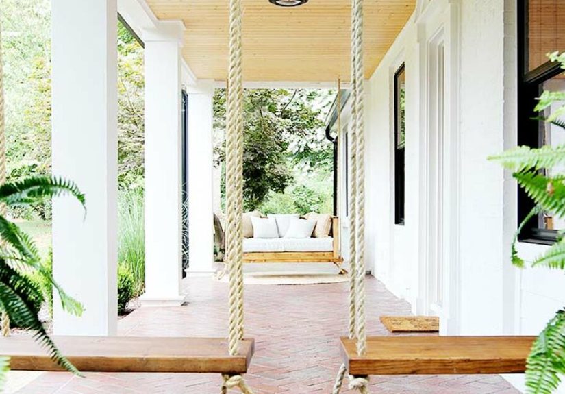 How to Build and Hang Single Seat Porch Swings