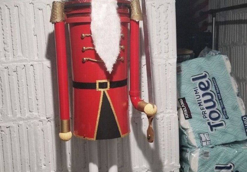 How to Make a Nutcracker Out of Buckets & Pipes