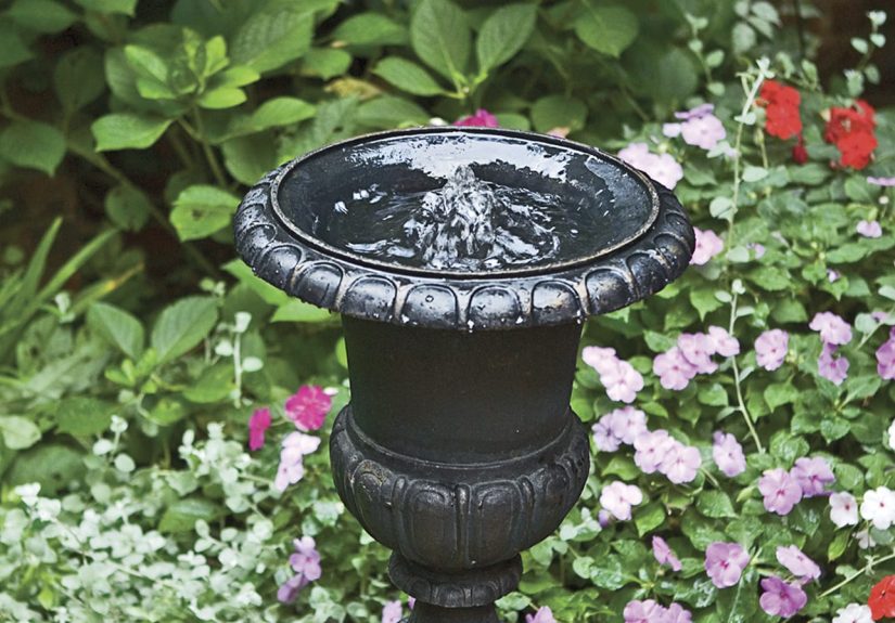 How to Turn a Salvaged Urn Into a Garden Fountain