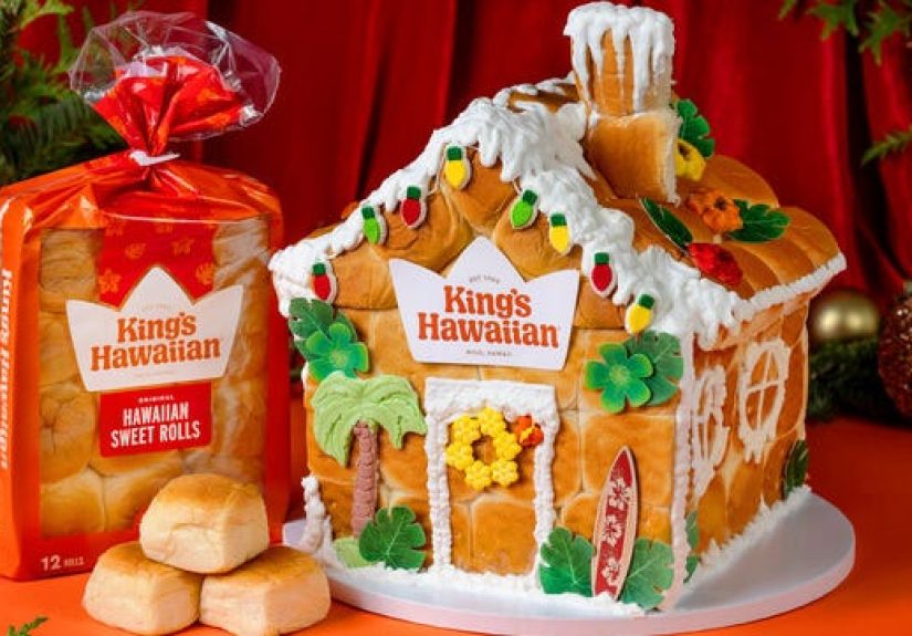 King's Hawaiian Just Released a Gingerbread House Made of Actual Bread