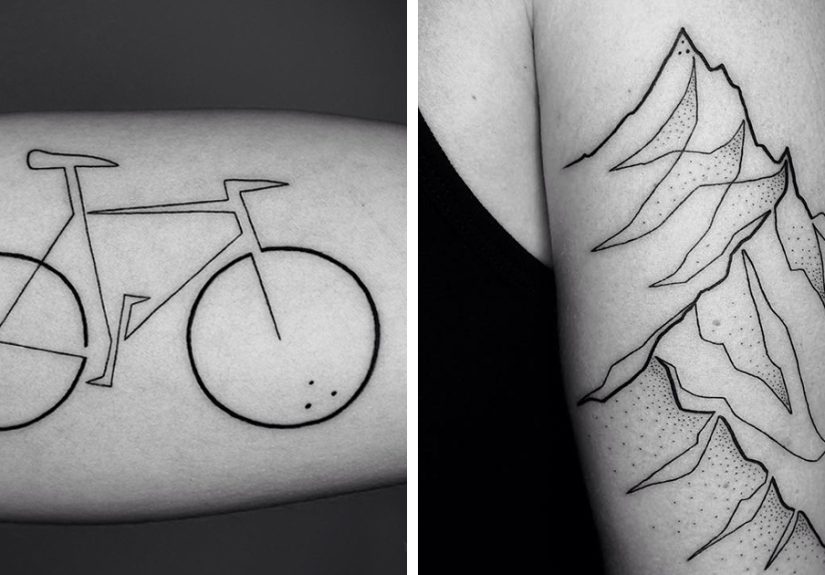 Minimalist Single Line Tattoos By Iranian-German Artist (59 Pics)