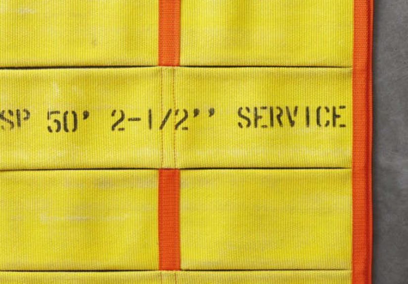 Orange Trim w/1-Color Fire Hose Mats