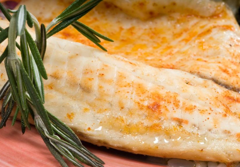 Pan Seared Halibut Recipe With Red Wine Reduction Sauce