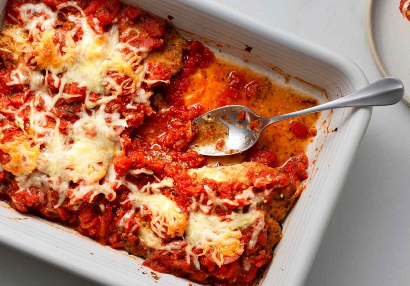 Recipe for Chicken Pepperoni and Mozzarella Bake