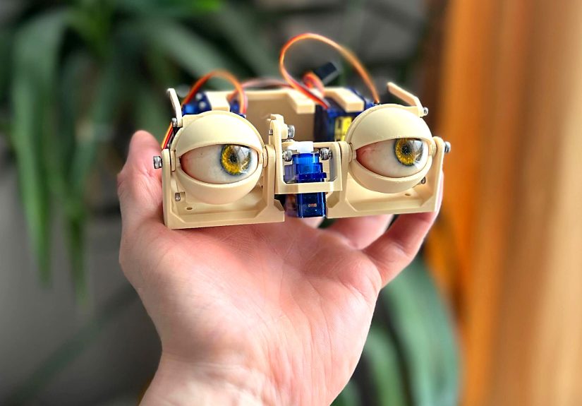 Simple Animatronic Eyes - Make: