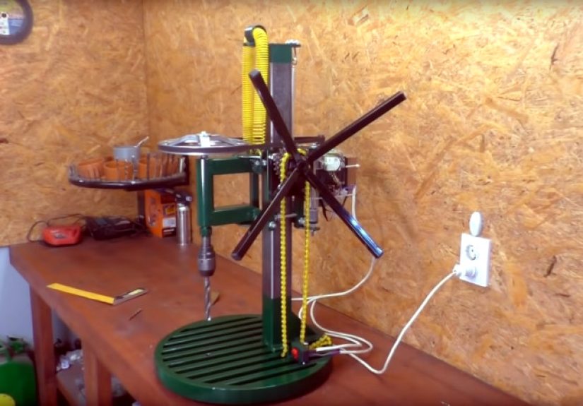 The Home-Made Drill Press Of Your Dreams