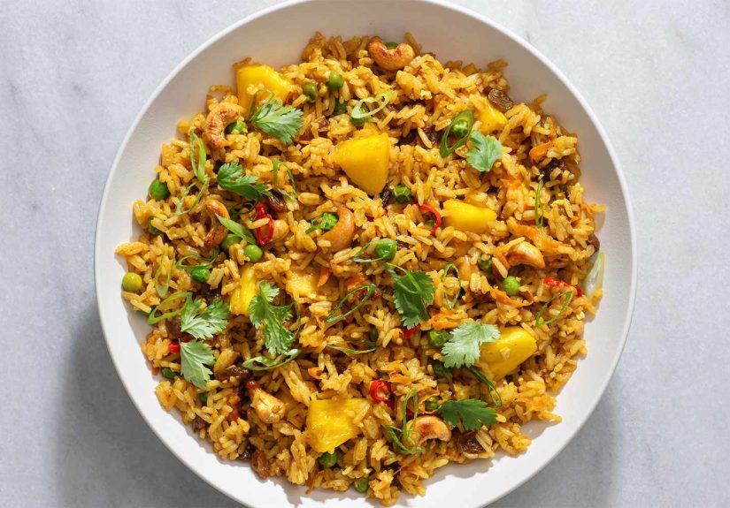 Vegetarian Thai Pineapple Fried Rice Recipe
