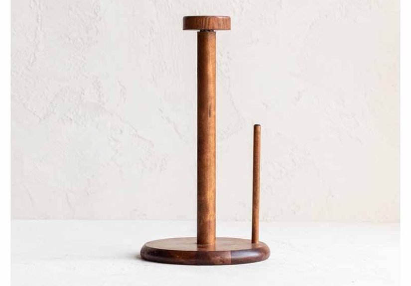 Vintage Wooden Paper Towel Holder