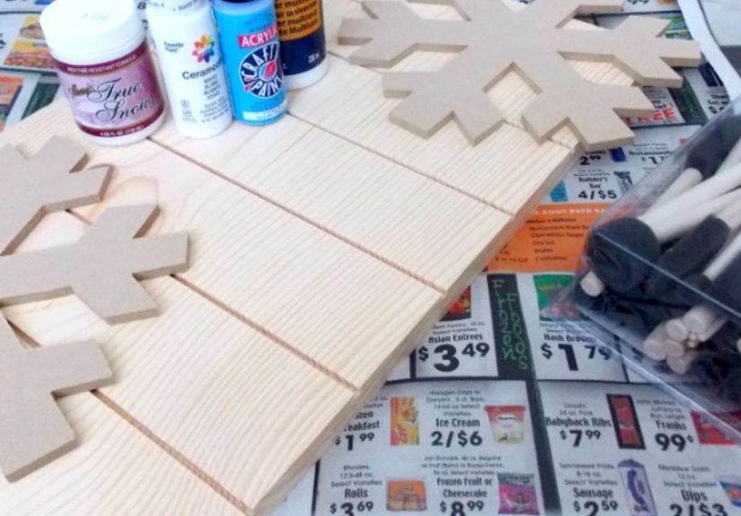 Winter Snowflake Sign