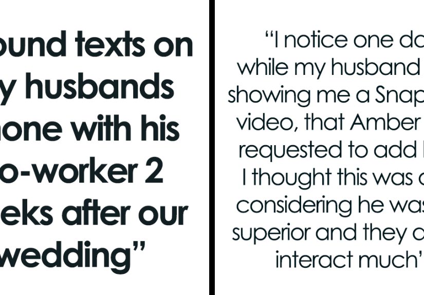Woman Left In Tears After Seeing The Texts Husband’s Ex-Coworker Sent Him Just 2 Weeks After The Wedding