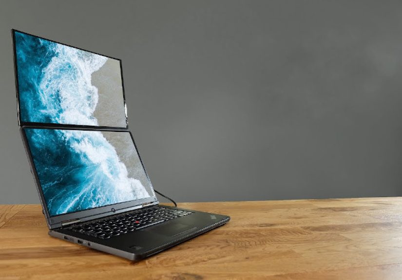 Dual Screen Laptop Is A Slick DIY Build