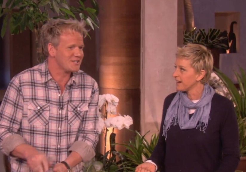 Ellen DeGeneres Reportedly Banned Gordon Ramsay From Her Show After He Called Her Cooking “Rubbish”