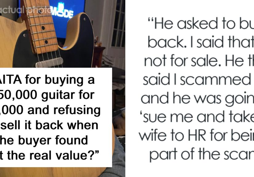 Google: "I Scammed Him": Man Buys A $50K Guitar For $4K, Refuses To Return It After Seller’s Meltdown