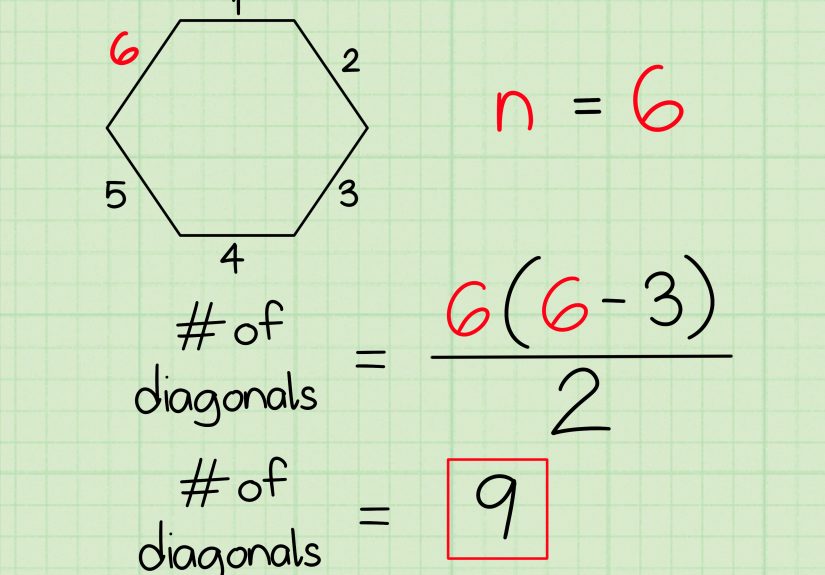 How to Find How Many Diagonals Are in a Polygon: 11 Steps