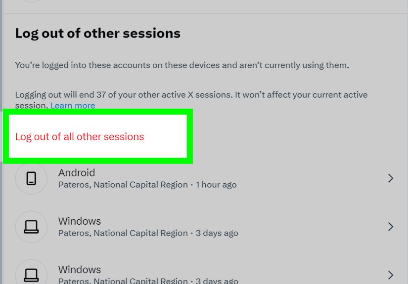 How to Sign Out of Your Twitter on All Devices at Once: 12 Steps