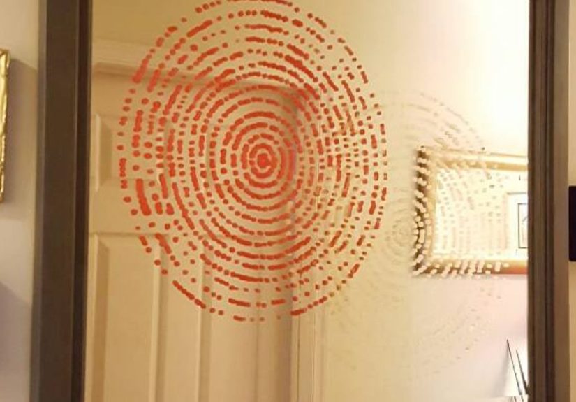 How To Stencil An Old Mirror Back To Beautiful