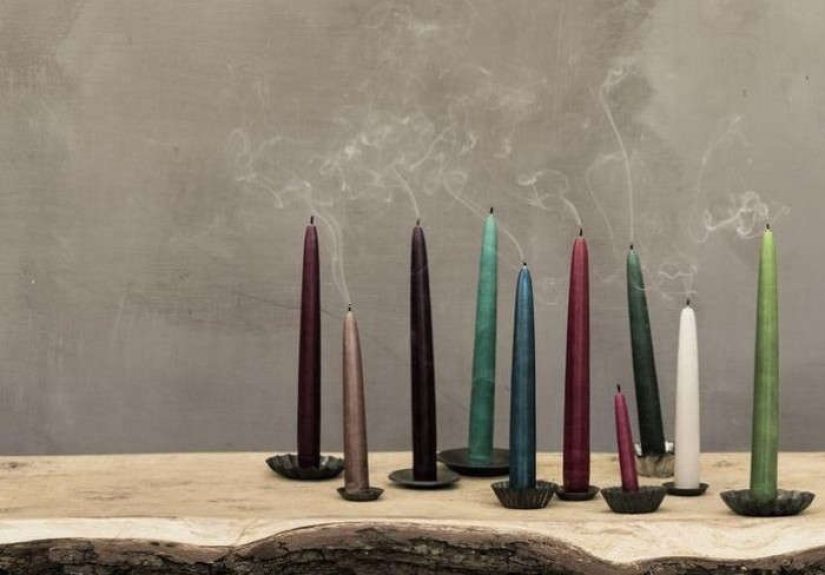 Jewel Colour Candles