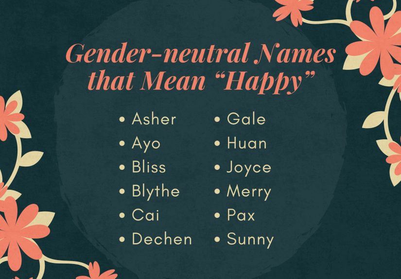 Names that Mean Happy & Joy (Boys, Girls & Unisex)