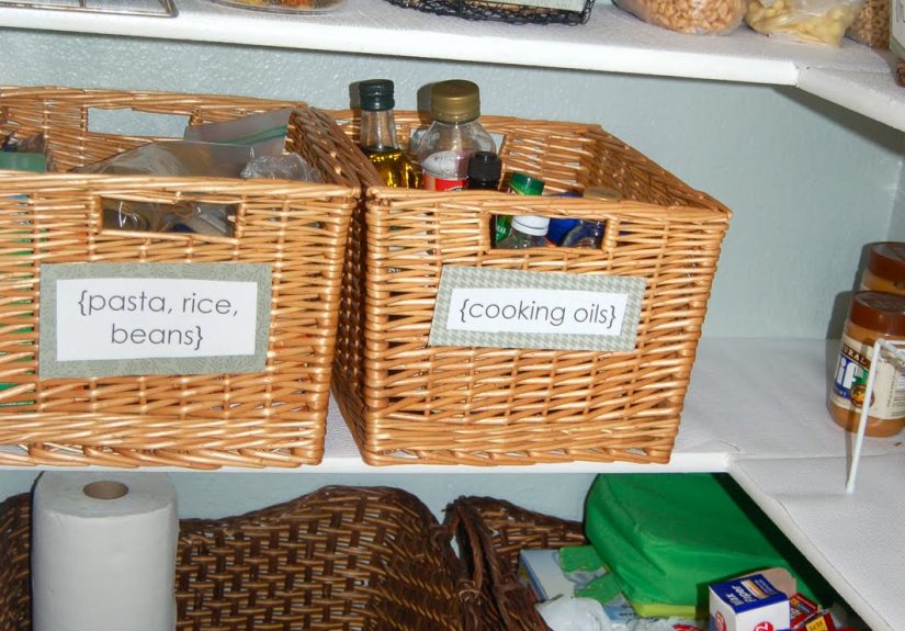 Newly Painted And Reorganized Pantry