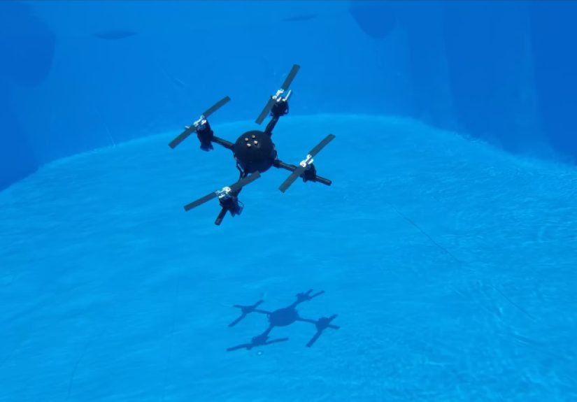 Student Drone Flies, Submerges