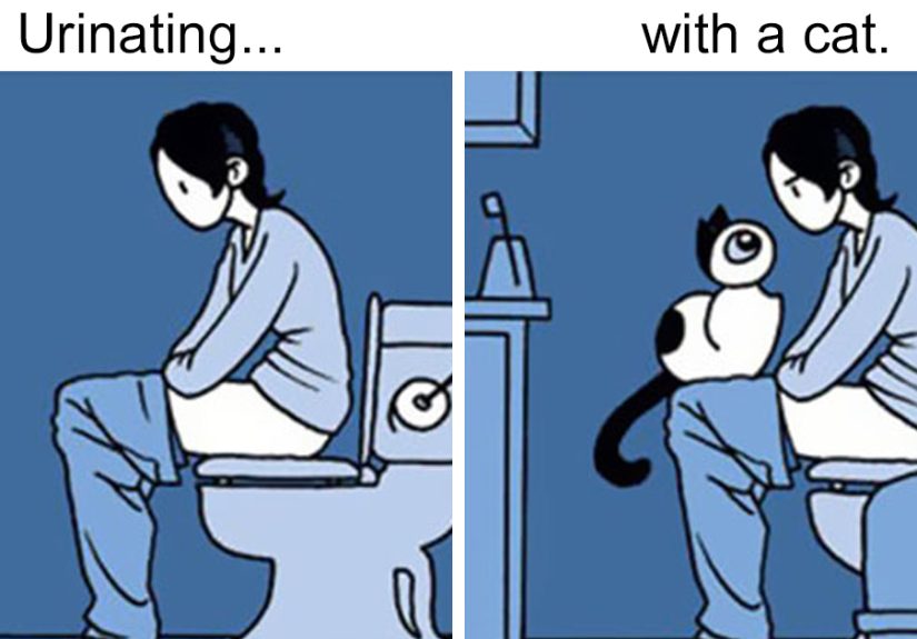 187 Hilarious Comics That Reveal The Reality Of Living With Cats