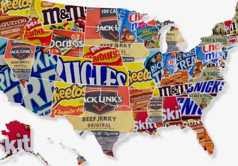 America‘s Favorite Gas Station Snacks, Mapped