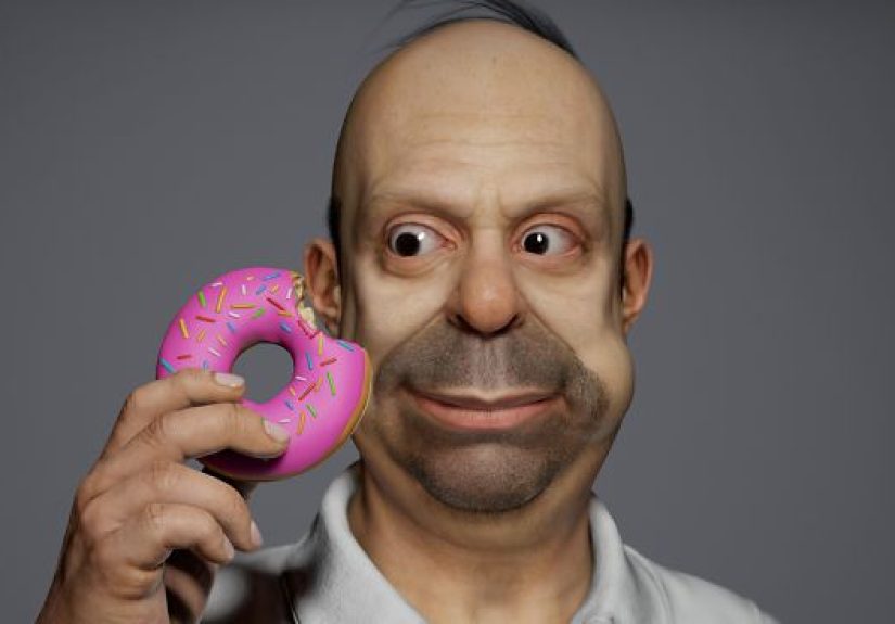 Artist Comes Up With Cursed Imagery As He Tries Realistically Recreating ‘The Simpsons’ Characters