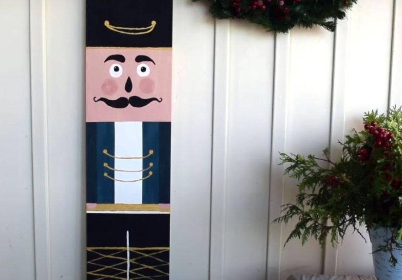 Christmas Décor: How to Make a DIY Giant Nutcracker