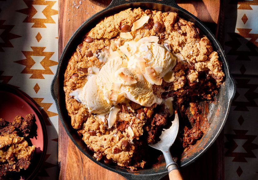Easy Cowboy Skillet Cookie Recipe