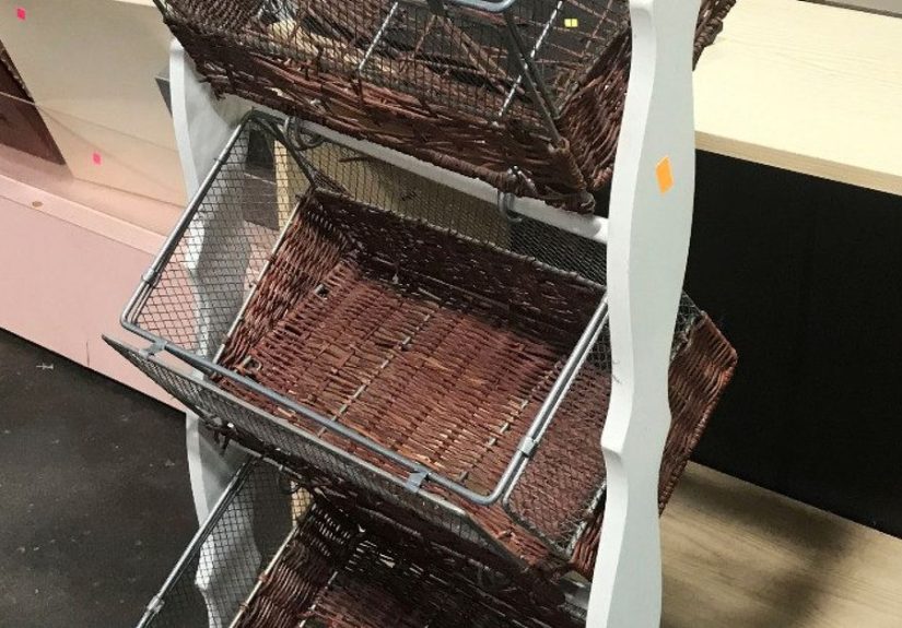 Farmhouse Vegetable Bin Storage