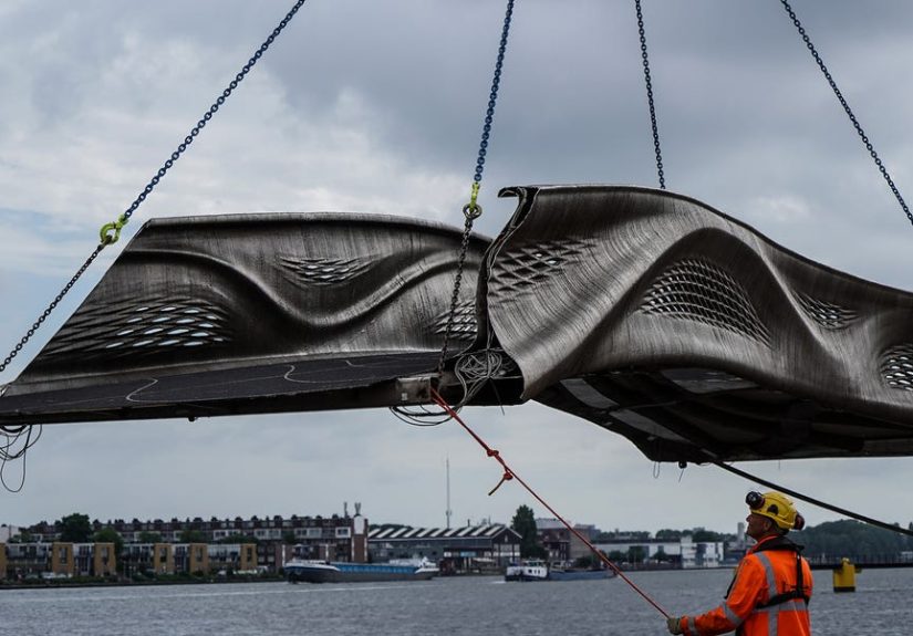 First 3D-Printed Steel Bridge