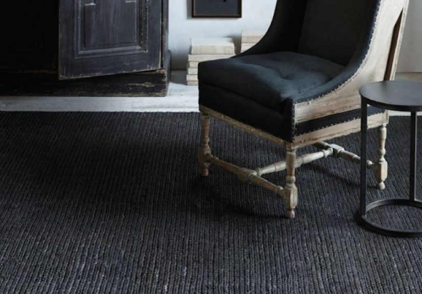 Hand-Braided Jute Rug - Charcoal